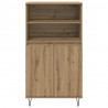 Highboard Brązowy 60 x 36 x 110 cm Materiał drewnopochodny