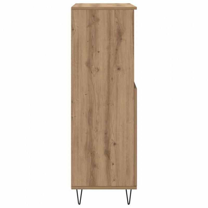Highboard Brązowy 60 x 36 x 110 cm Materiał drewnopochodny