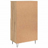 Highboard Brązowy 60 x 36 x 110 cm Materiał drewnopochodny