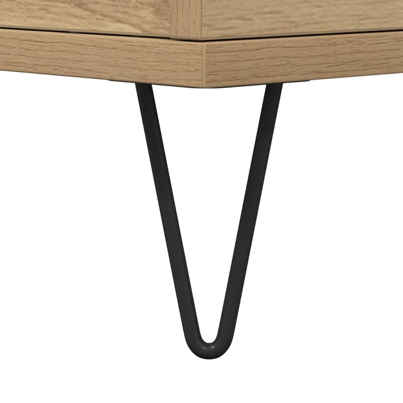Highboard Brązowy 60 x 36 x 110 cm Materiał drewnopochodny
