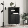 Highboard Czarny 60 x 36 x 110 cm Materiał drewnopochodny