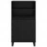 Highboard Czarny 60 x 36 x 110 cm Materiał drewnopochodny