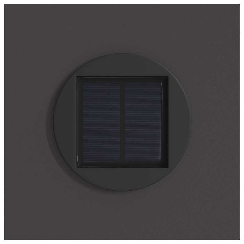Słoneczna LED lampa na ścieżkę 2 pcs Czarny