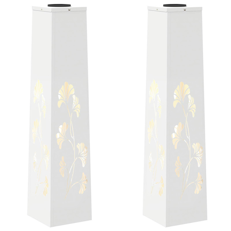 Słoneczna LED lampa na ścieżkę 2 pcs Biały