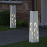 Słoneczna LED lampa na ścieżkę 2 pcs Biały