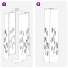 Słoneczna LED lampa na ścieżkę 2 pcs Biały