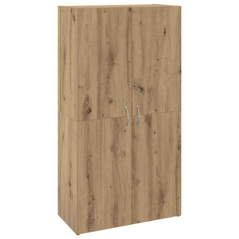 Biurowa szafka z półką z drzwiami Stare drewno 60 x 32 x 115 cm