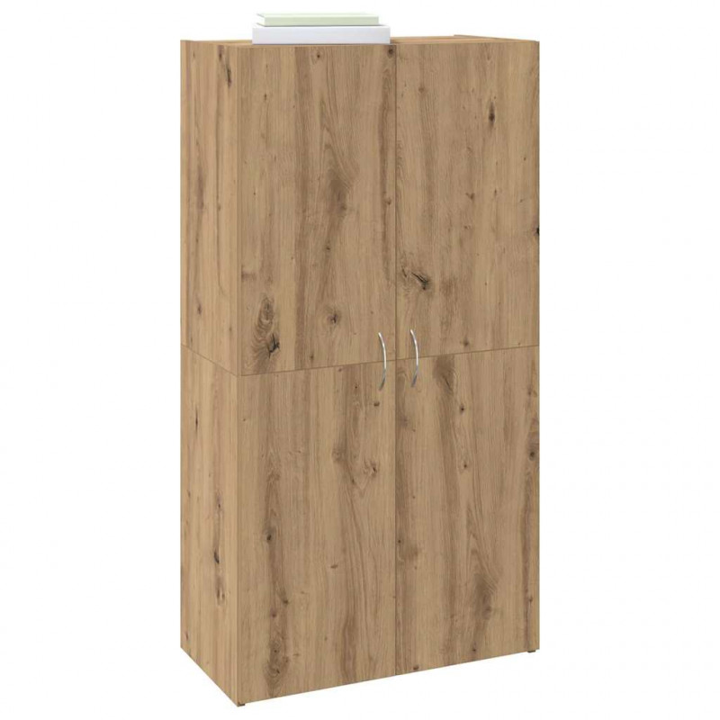 Biurowa szafka z półką z drzwiami Stare drewno 60 x 32 x 115 cm