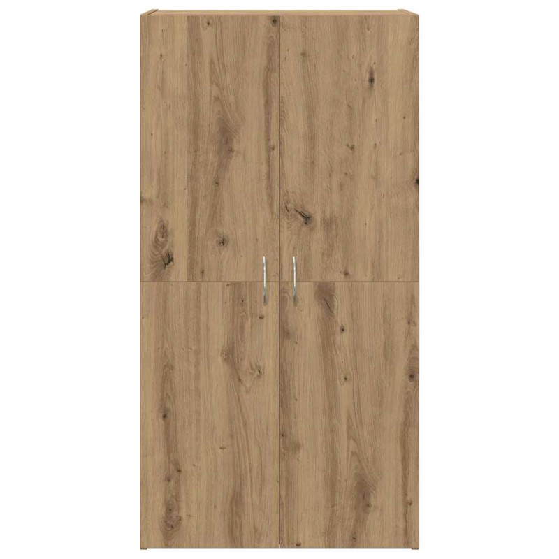 Biurowa szafka z półką z drzwiami Stare drewno 60 x 32 x 115 cm