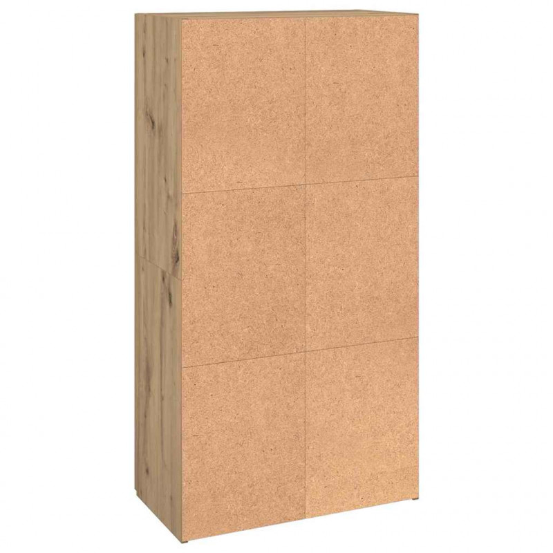 Biurowa szafka z półką z drzwiami Stare drewno 60 x 32 x 115 cm