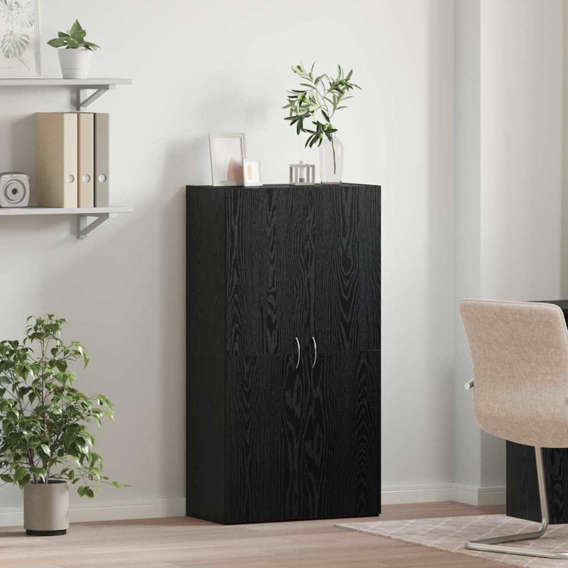 Biurowa szafka z półką Dąb rzemieślniczy 60 x 32 x 115 cm