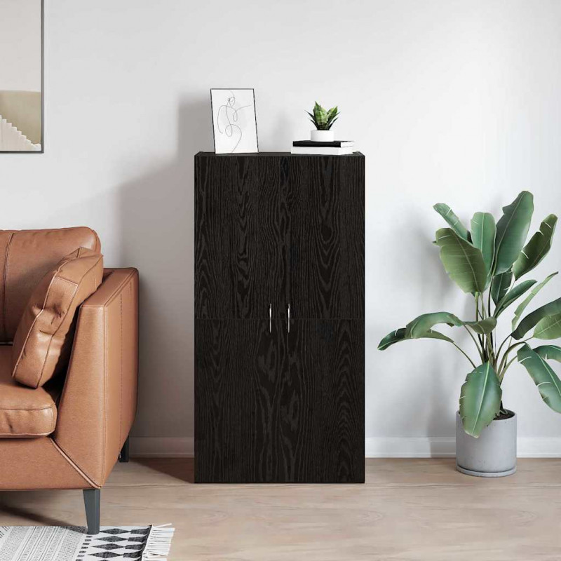 Biurowa szafka z półką Dąb rzemieślniczy 60 x 32 x 115 cm