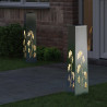 Słoneczna LED lampa na ścieżkę 2 pcs Srebrny Stal nierdzewna