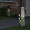 Słoneczna LED lampa na ścieżkę 2 pcs Srebrny Stal ocynkowana