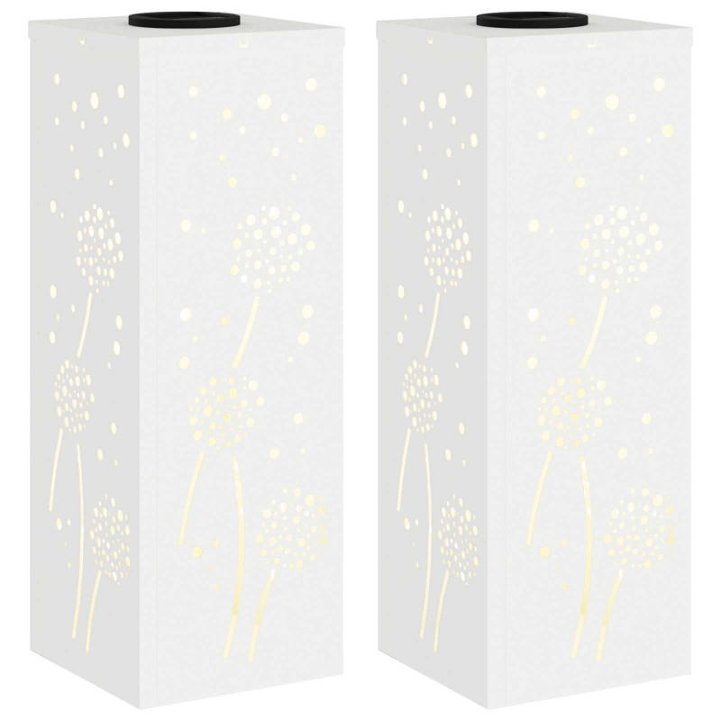 Słoneczna LED lampa na ścieżkę 2 pcs Biały