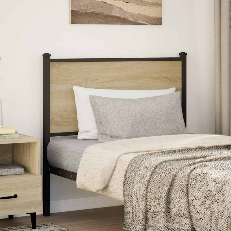 Wezgłowie łóżka, dąb sonoma, 90 cm