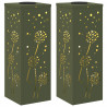 Słoneczna LED lampa na ścieżkę 2 pcs Zielony oliwkowy