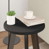 Blat stołu Czarny 30 x 30 x 1,5 cm Materiał drewnopochodny