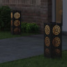 Słoneczna LED lampa na ścieżkę 2 pcs Czarny