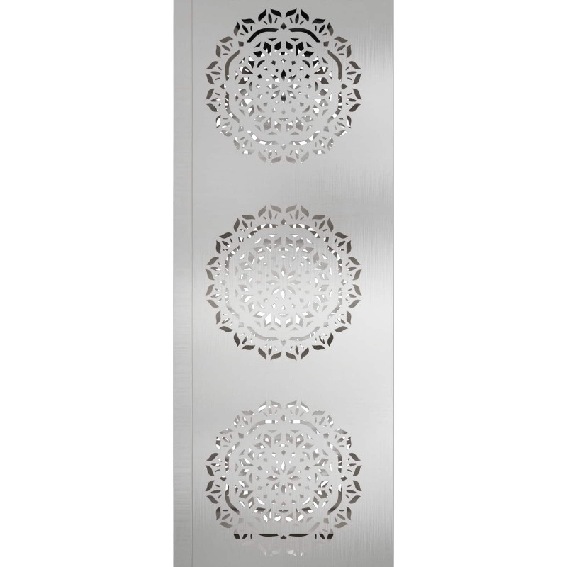 Słoneczna LED lampa na ścieżkę 2 pcs Srebrny Stal nierdzewna