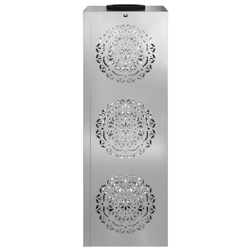Słoneczna LED lampa na ścieżkę 2 pcs Srebrny Stal ocynkowana