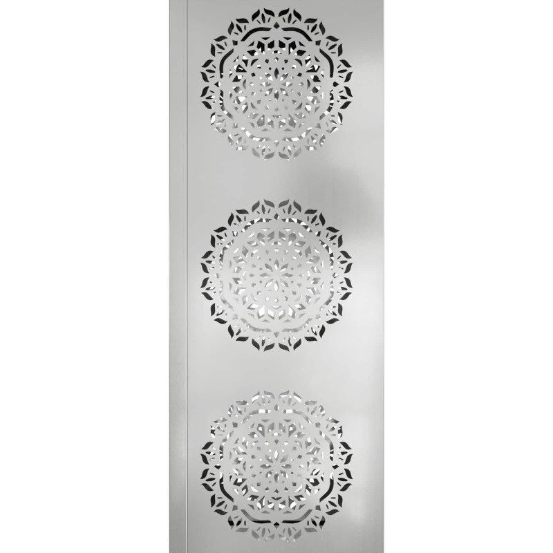 Słoneczna LED lampa na ścieżkę 2 pcs Srebrny Stal ocynkowana