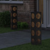 Słoneczna LED lampa na ścieżkę 2 pcs Czarny