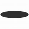 Blat stołu Czarny 70 x 70 x 1,5 cm Materiał drewnopochodny