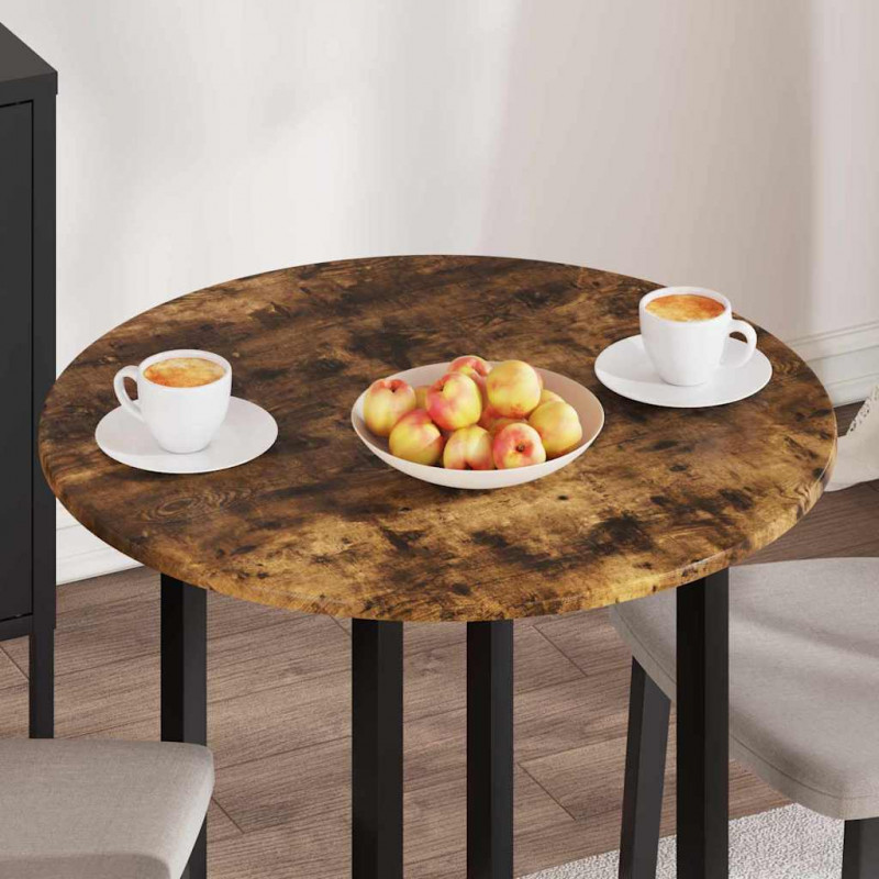 Blat stołu Wędzony dąb 70 x 70 x 1,5 cm Materiał drewnopochodny