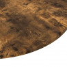 Blat stołu Wędzony dąb 70 x 70 x 1,5 cm Materiał drewnopochodny