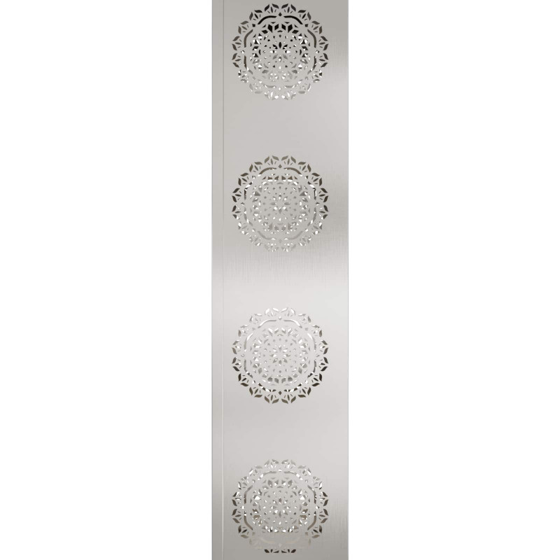 Słoneczna LED lampa na ścieżkę 2 pcs Srebrny Stal nierdzewna