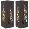 Słoneczna LED lampa na ścieżkę 2 pcs Czarny