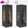 Słoneczna LED lampa na ścieżkę 2 pcs Czarny
