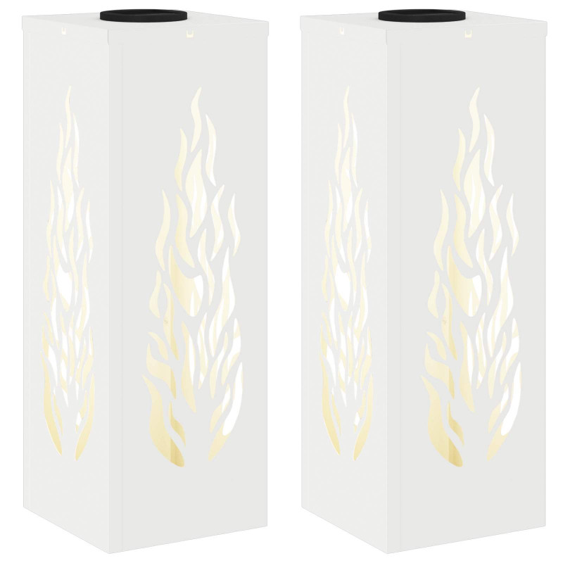 Słoneczna LED lampa na ścieżkę 2 pcs Biały