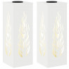 Słoneczna LED lampa na ścieżkę 2 pcs Biały