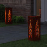Słoneczna LED lampa na ścieżkę 2 pcs kolor bronzu