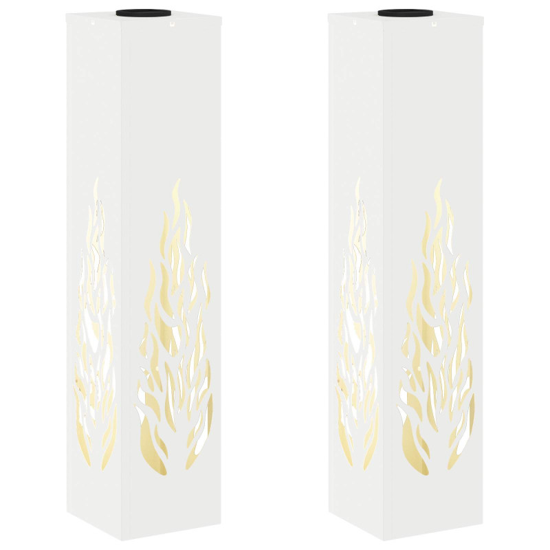 Słoneczna LED lampa na ścieżkę 2 pcs Biały