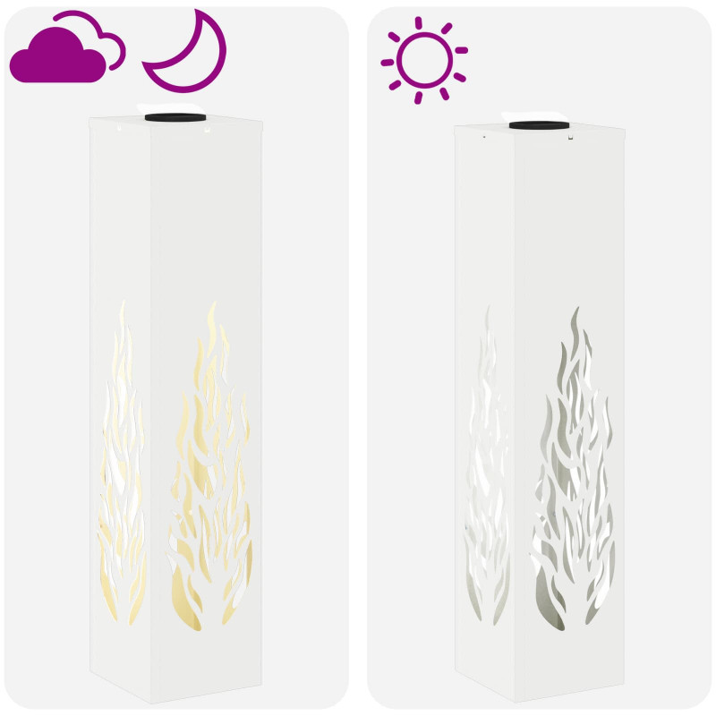 Słoneczna LED lampa na ścieżkę 2 pcs Biały