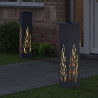 Słoneczna LED lampa na ścieżkę 2 pcs Antracyt