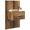 Szafka Nocna z szufladą 2 pcs Stare drewno 50 x 32,5 x 80cm