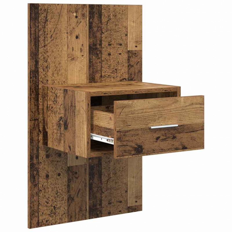 Szafka Nocna z szufladą 2 pcs Stare drewno 50 x 32,5 x 80cm