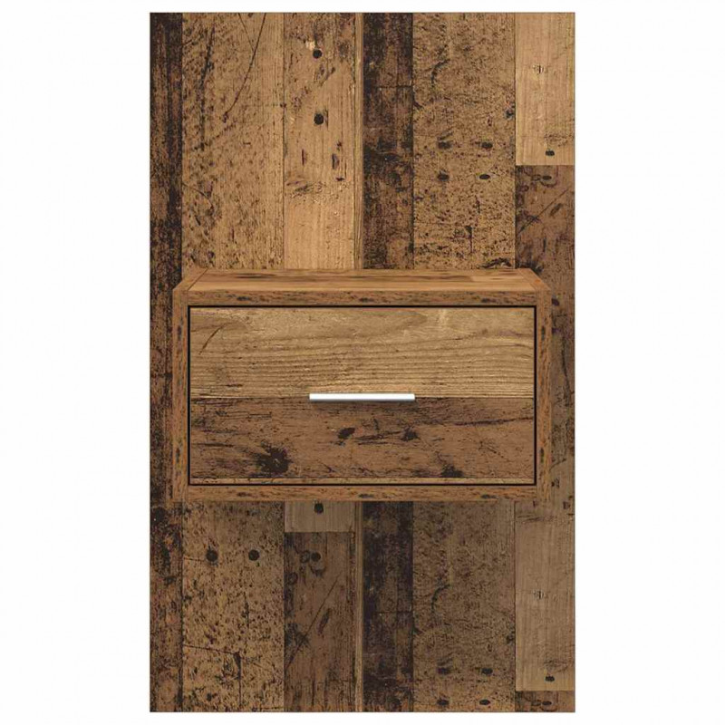 Szafka Nocna z szufladą 2 pcs Stare drewno 50 x 32,5 x 80cm