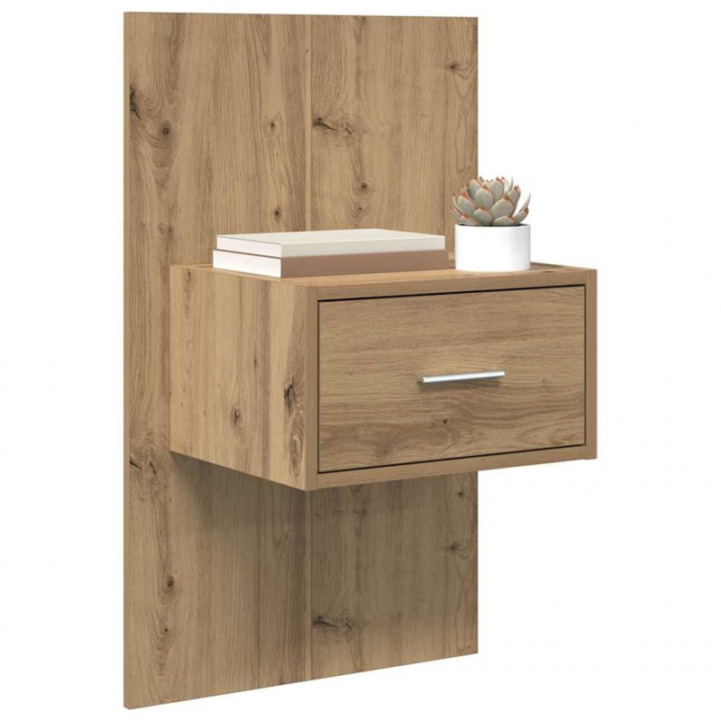 Szafka Nocna 2 pcs Dąb rzemieślniczy 50 x 32,5 x 80cm