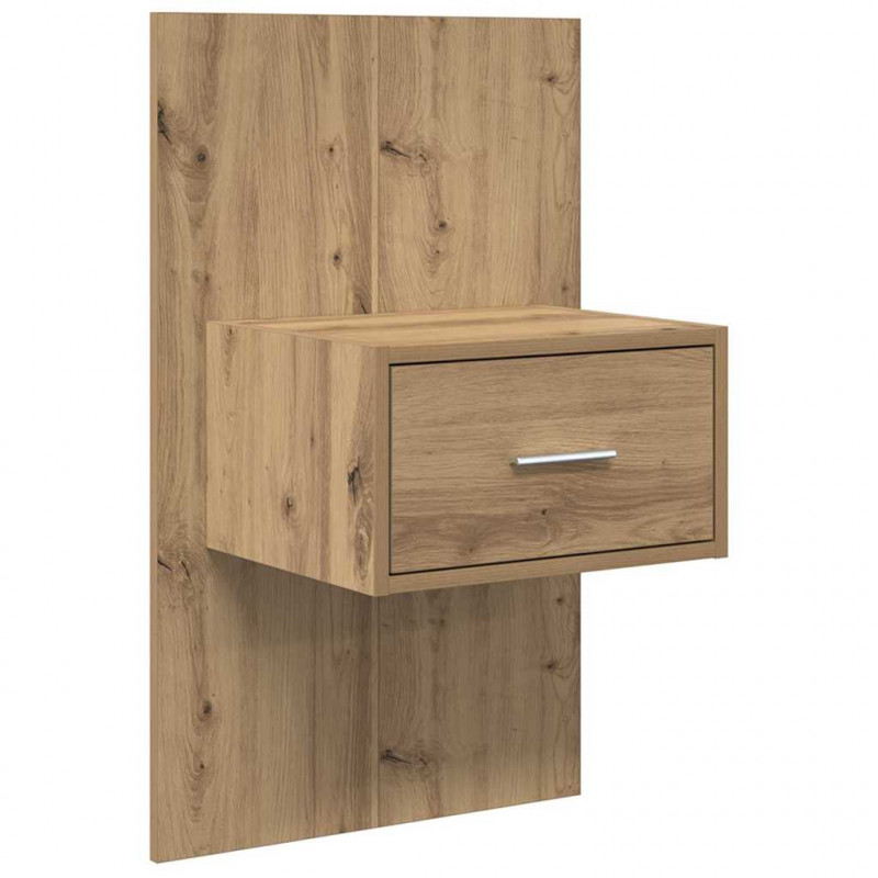 Szafka Nocna 2 pcs Dąb rzemieślniczy 50 x 32,5 x 80cm