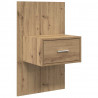 Szafka Nocna 2 pcs Dąb rzemieślniczy 50 x 32,5 x 80cm