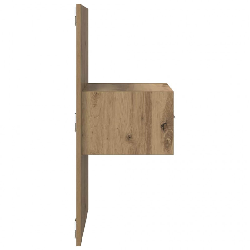 Szafka Nocna 2 pcs Dąb rzemieślniczy 50 x 32,5 x 80cm