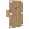 Szafka Nocna 2 pcs Dąb rzemieślniczy 50 x 32,5 x 80cm