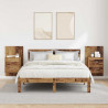 Ścienny stolik nocny 2 pcs Stare drewno 48,5 x 32,5 x 80 cm