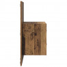 Ścienny stolik nocny 2 pcs Stare drewno 48,5 x 32,5 x 80 cm