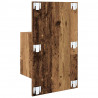 Ścienny stolik nocny 2 pcs Stare drewno 48,5 x 32,5 x 80 cm